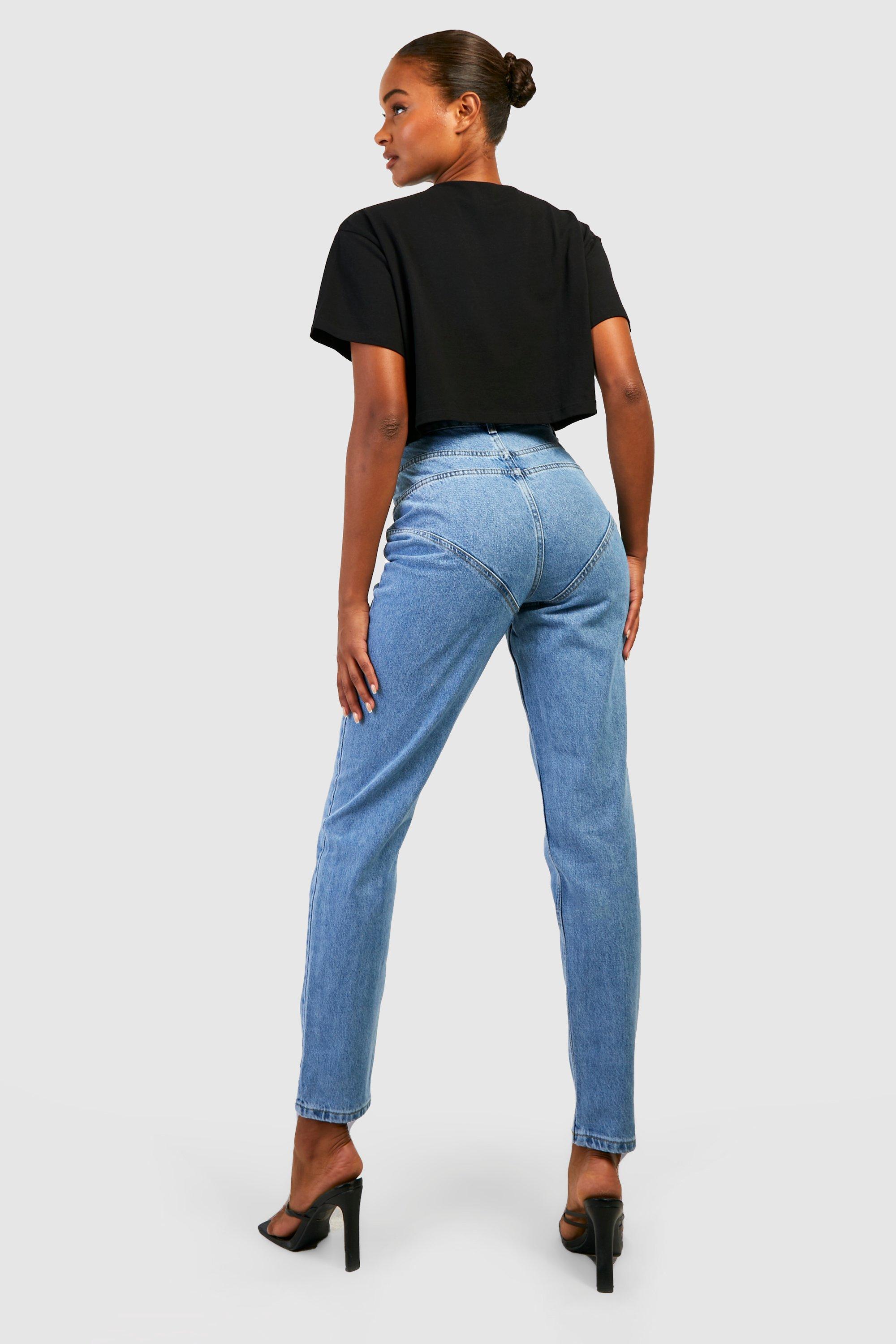 Mom store jeans butt